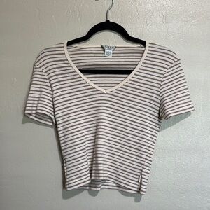 Guess Striped Crop T-Shirt